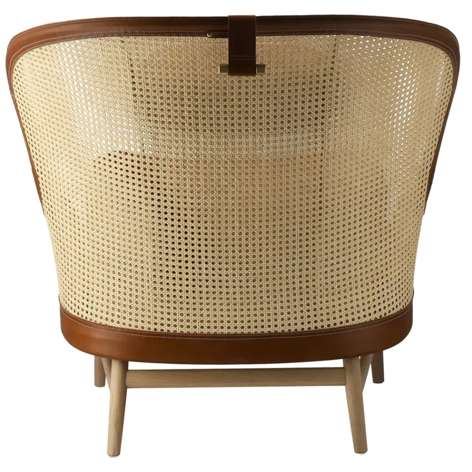 Butaca Dandy, Roble-natural-cuero Tärnsjö cognac*Gärsnäs New
