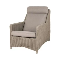 Butaca Diamond highback soft rope, Natté taupe*Cane-line Online