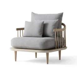 Butaca Fly SC1, Roble claro aceitado + beige tela*&Tradition Outlet