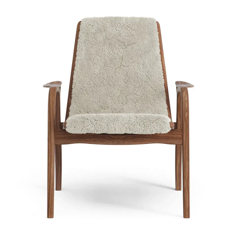 Butaca Laminett nogal aceitado/piel de oveja, Moonlight (beige)*Swedese Sale