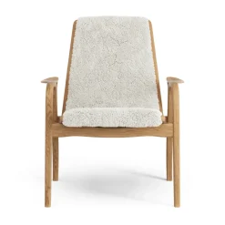 Butaca Laminett roble aceitado/piel de oveja, Offwhite (blanco)*Swedese Best