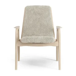Butaca Laminett roble pigmentado blanco/piel de oveja, Moonlight*Swedese Clearance