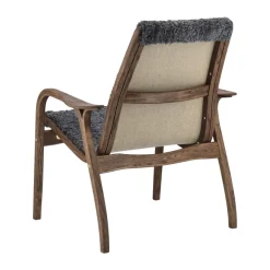 Butaca Laminett roble/piel de oveja Special Edition, Rubio Monocoat Chocolate-Charcoal*Swedese Sale