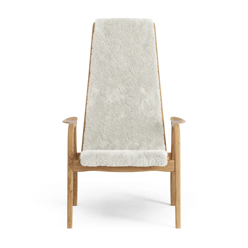 Butaca Lamino roble aceitado/piel de oveja, Offwhite (blanco)*Swedese Hot