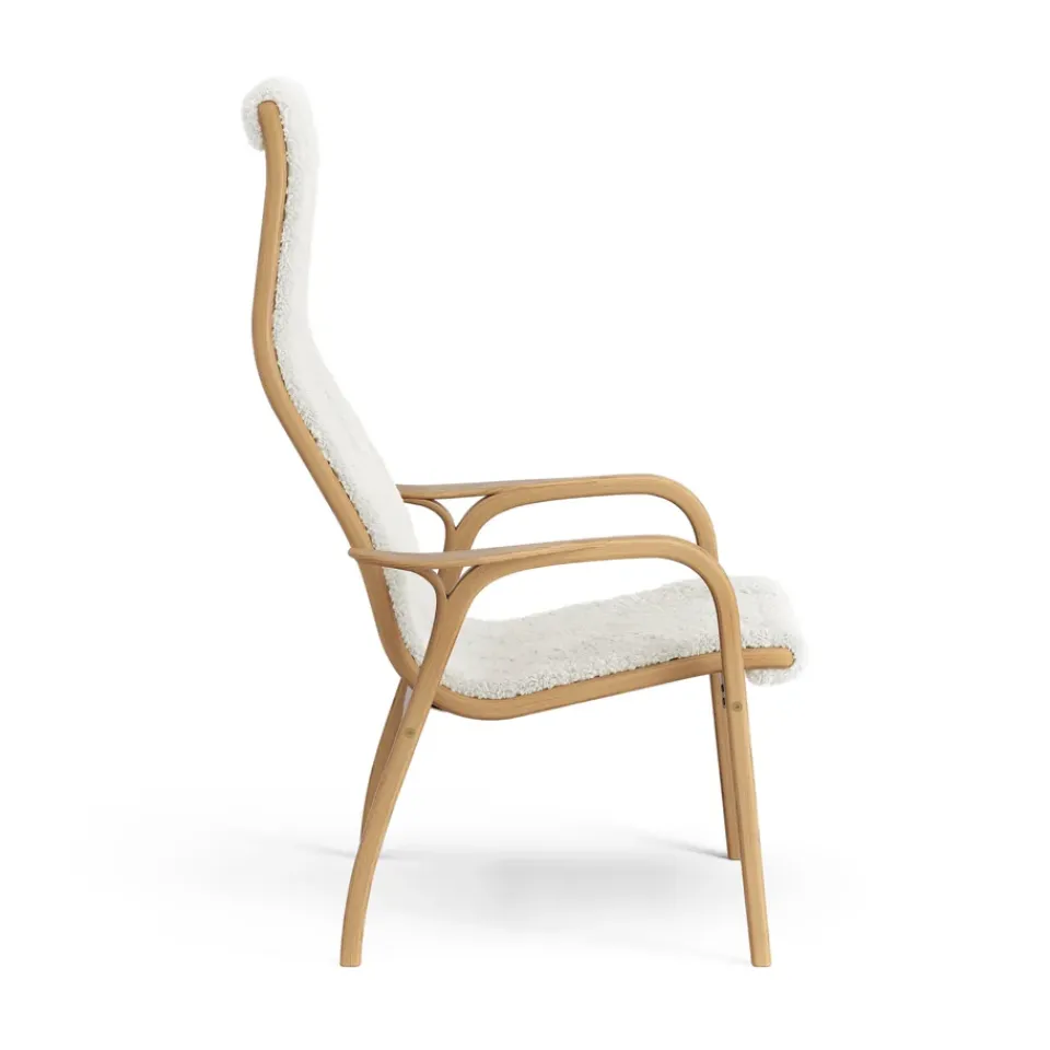 Butaca Lamino roble aceitado/piel de oveja, Offwhite (blanco)*Swedese Hot