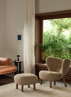 Butaca Little Petra VB1 incl. puf ATD1, Nogal aceitado-Sheepskin honey*&Tradition Best