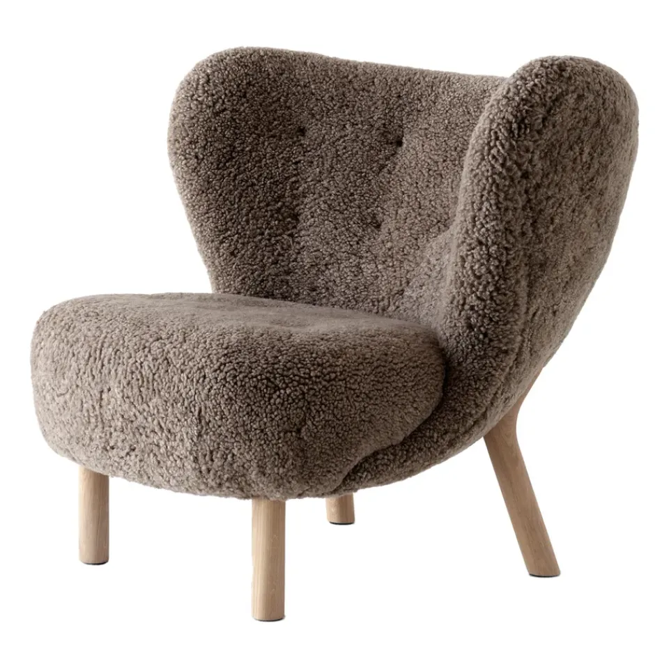 Butaca Little Petra VB1, Roble tratado con aceite blanco-Sahara*&Tradition
