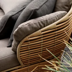 Butaca Lounge Basket, Graphite grey, incl. cojines es*Cane-line Discount