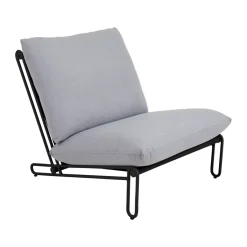 Butaca Lounge Blixt, Negro-sky grey*Brafab New