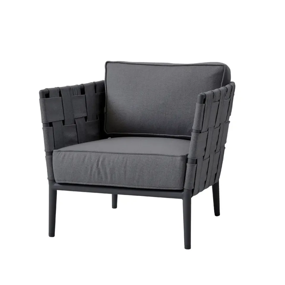Butaca Lounge Conic, Grey, incl. cojines*Cane-line Hot