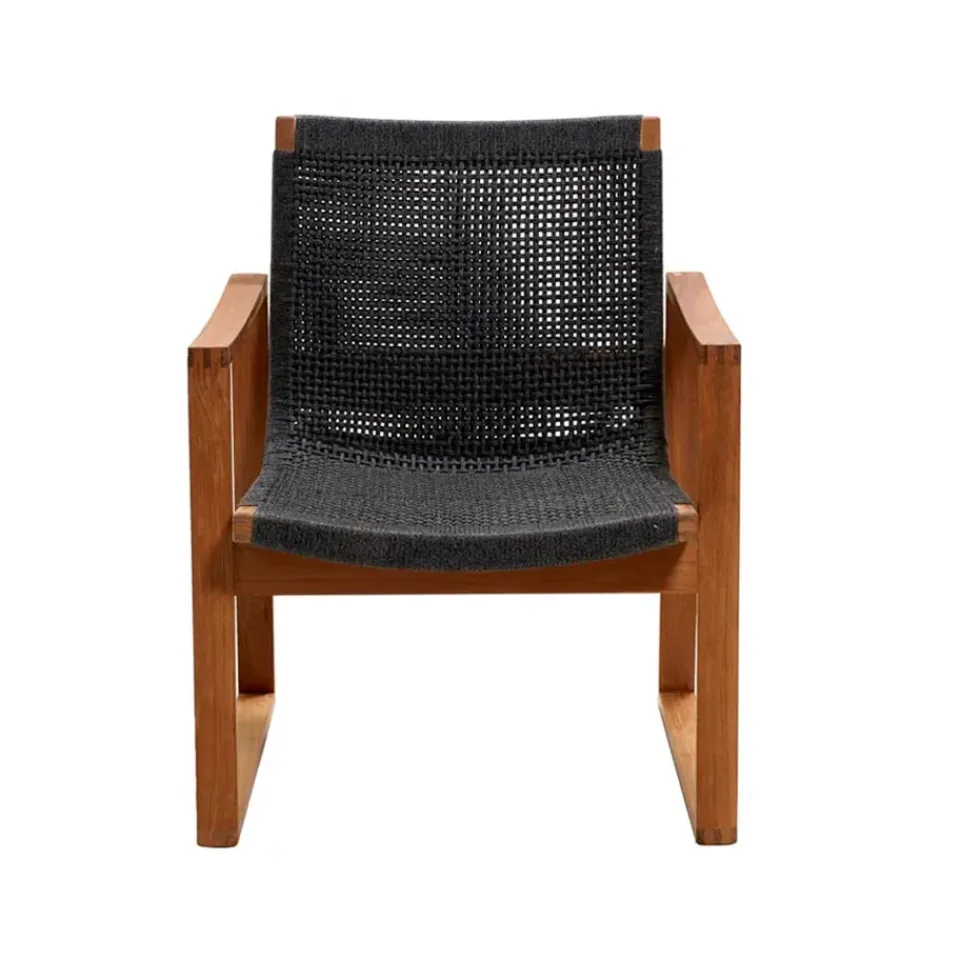 Butaca Lounge Endless, Dark grey, teakstativ*Cane-line Discount