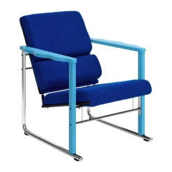 Butaca Lounge Experiment 502, Blue-ultramarine*Hem