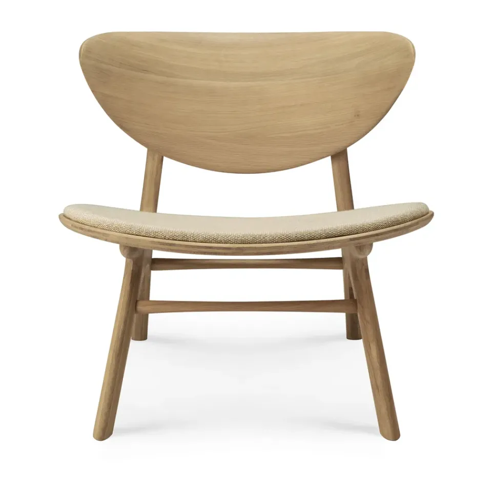 Butaca Lounge Eye, Roble, blanco roto*Ethnicraft Hot