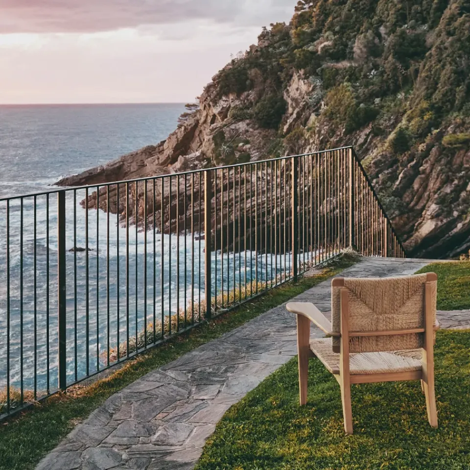 Butaca Lounge F-chair Outdoor, Teak*GUBI Online