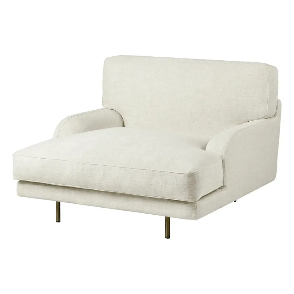 Butaca Lounge Flaneur, Indianskop 15-antique brass*GUBI Sale