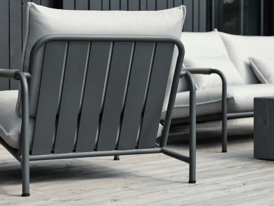 Butaca Lounge Lerberget, Anthracite-fresno*Brafab Sale
