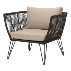 Butaca Lounge Mundo, Black-beige*Bloomingville Clearance