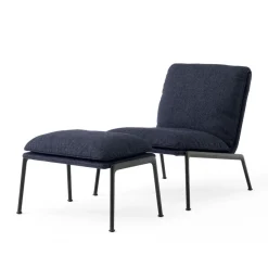 Butaca lounge Muno LN18, Warm black-Ecriture 0780*&Tradition New