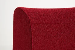 Butaca Lounge O2 Lounge Chair, Soft red-acero lacado negro*HAY Online