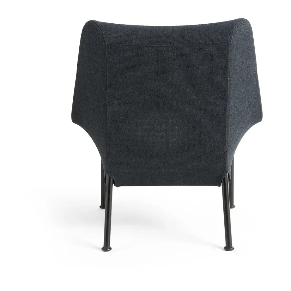 Butaca Lounge O2 Lounge Chair, Soft black-acero lacado*HAY Hot