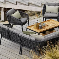 Butaca Lounge Ocean, Dark grey*Cane-line Best