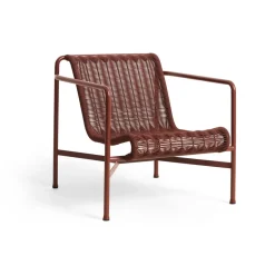 Butaca Lounge Palissade Cord Low, Iron red*HAY Discount