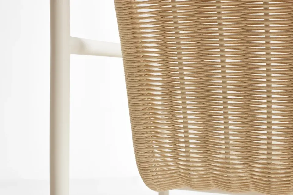 Butaca Lounge Palissade Cord Low, Cream white*HAY Outlet