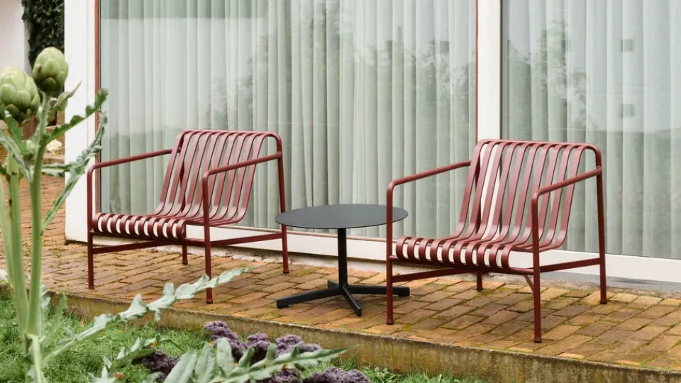 Butaca Lounge Palissade Low, Iron red*HAY Outlet