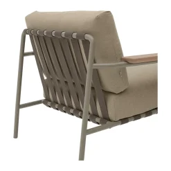Butaca Lounge Settle Lounge Chair, Ribbed Weave 5 Taupe*Muuto Online