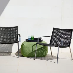 Butaca Lounge Straw, Anthracite*Cane-line New