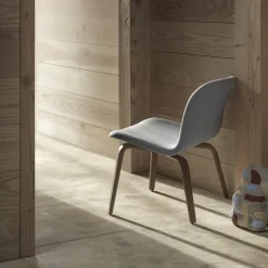 Butaca Lounge Visu asiento tapizado, Fiord 991-Oak*Muuto Outlet