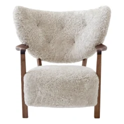 Butaca Lounge Wulff Lounge Chair ATD2, nogal aceitado-Moonlight*&Tradition