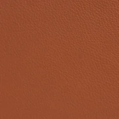 Butaca Sunny con reposabrazos, Piel color coñac con estructura cromada y ruedas*Lammhults Outlet