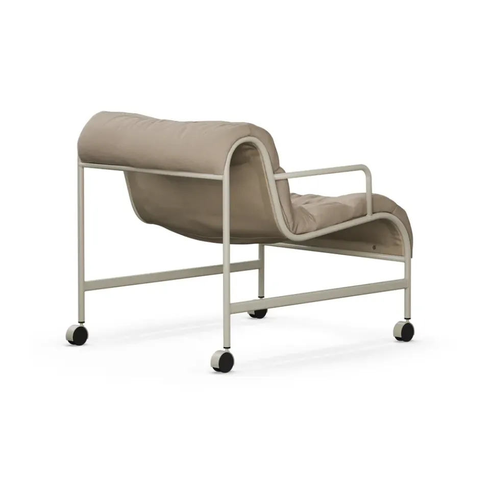 Butaca Sunny con reposabrazos, Baño Hemp- estructura con ruedas*Lammhults Clearance