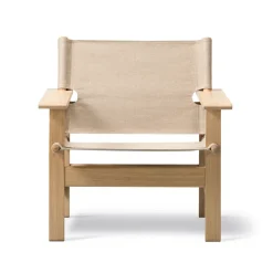 Butaca The Canvas Chair, Estructura Canvas natural aceitada clara*Fredericia Furniture Best
