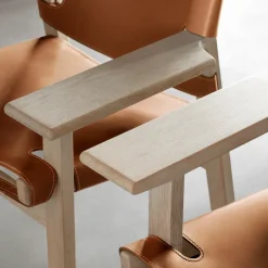 Butaca The Spanish Chair, Cuero - roble ahumado*Fredericia Furniture Best
