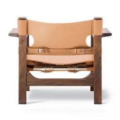 Butaca The Spanish Chair, Cuero natural - nogal aceitado*Fredericia Furniture Outlet
