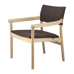 Butaca Vyn con respaldo tapizado, Monocoat natural-Lido 46 mole*Gärsnäs