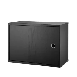 Cabinet con puerta batiente , Fresno teñido de , 58x30 cm*String Clearance