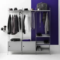 Cabinet con puerta batiente , Fresno teñido de , 58x30 cm*String Clearance