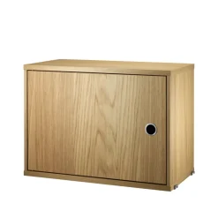 Cabinet con puerta batiente , Roble, 58x30 cm*String Best