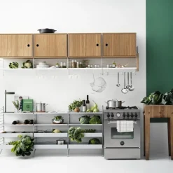 Cabinet con puerta batiente , Roble, 58x30 cm*String Best