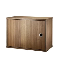 Cabinet con puerta batiente , Nogal, 58x30 cm*String