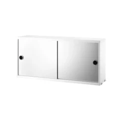 Cabinet con puertas correderas , , puertas correderas de espejo, 78x20 cm*String Sale