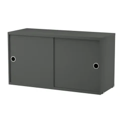 Cabinet con puertas correderas , oscuro, 78x30 cm*String Online