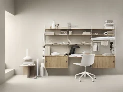 Cabinet con puertas correderas , Roble, 78x30 cm*String Discount