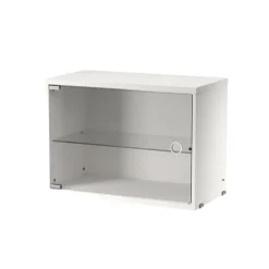 Cabinet vitrina con puertas correderas de cristal , , 58x30 cm*String Outlet