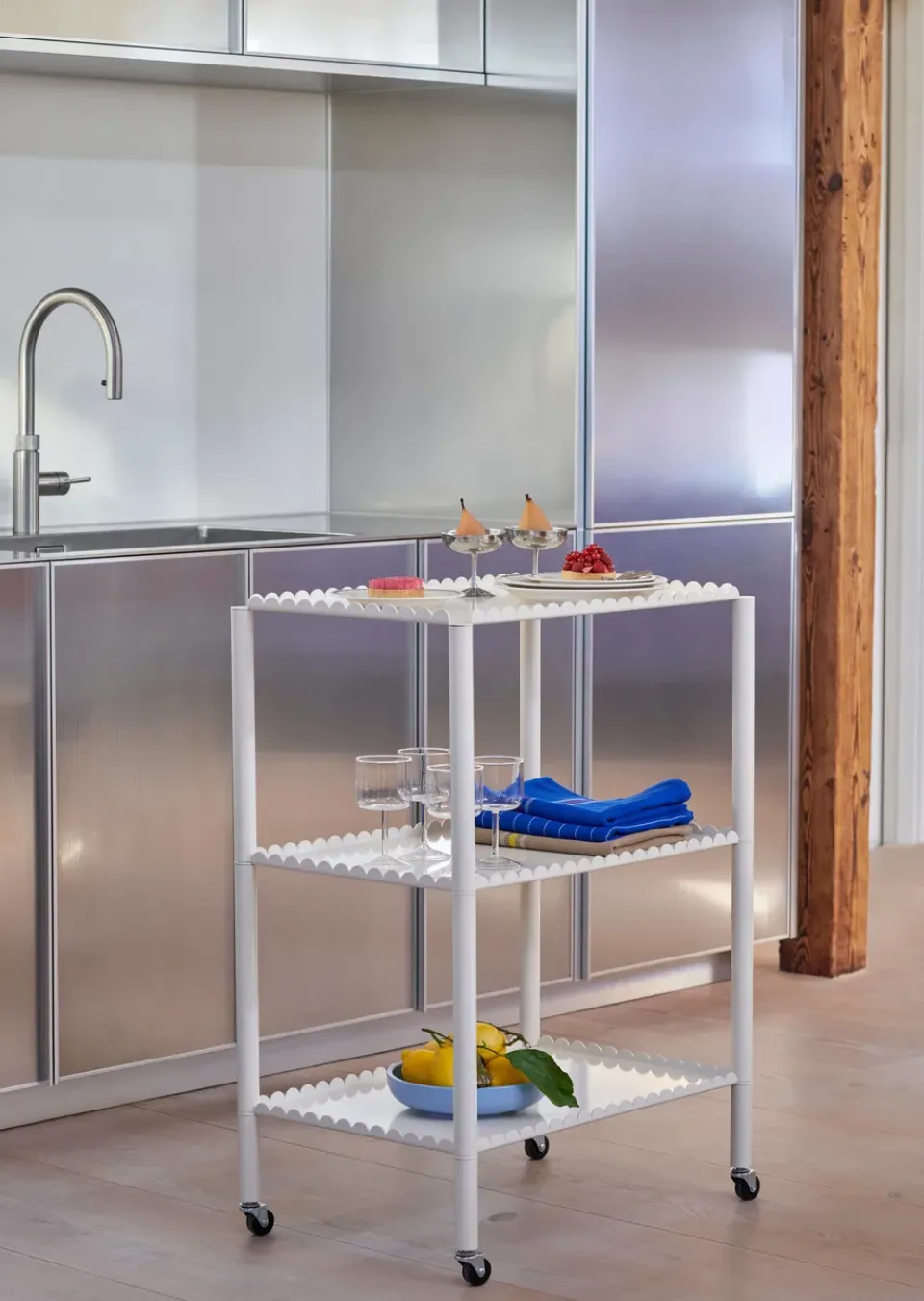 Carrito Arcs Trolley High, Eggshell*HAY Clearance