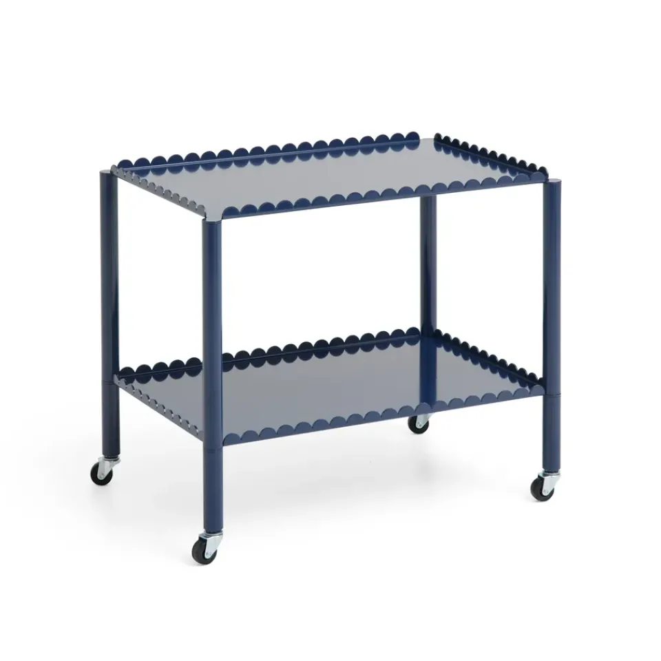 Carrito Arcs Trolley Low, Steel blue*HAY