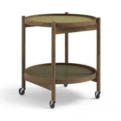 Carrito Bølling Tray Table model 50, Leaf, estructura de roble aceitado humo*Brdr. Krüger Best